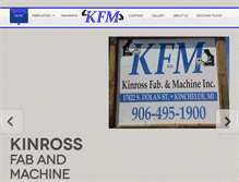 Tablet Screenshot of kinrossfab.com
